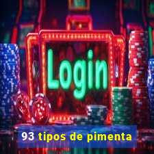 93 tipos de pimenta